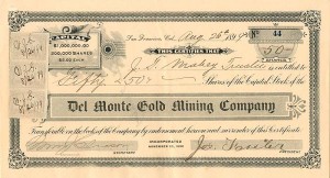 Del Monte Gold Mining Co.